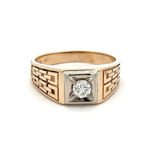 14k Yellow-White Gold Diamond Ring Dickinson Jewelers Dunkirk, MD
