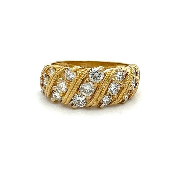 18k Yellow Gold Diamond Band Dickinson Jewelers Dunkirk, MD