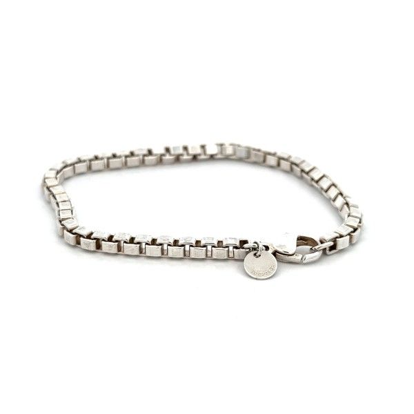 Estate Sterling Silver TIFFANY Link Bracelet Dickinson