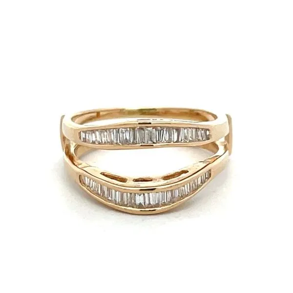 Estate 14Kt Baguette Diamond Ring Guard Dickinson Jewelers Dunkirk, MD