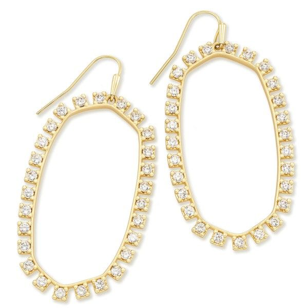 Danielle Open Frame Statement Earrings Dickinson Jewelers Dunkirk, MD