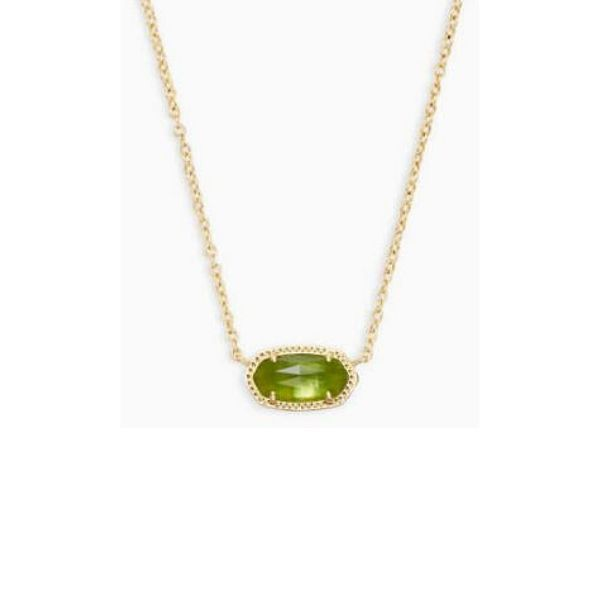 Elisa Gold Pendant Necklace In Peridot Illusion Dickinson Jewelers Dunkirk, MD