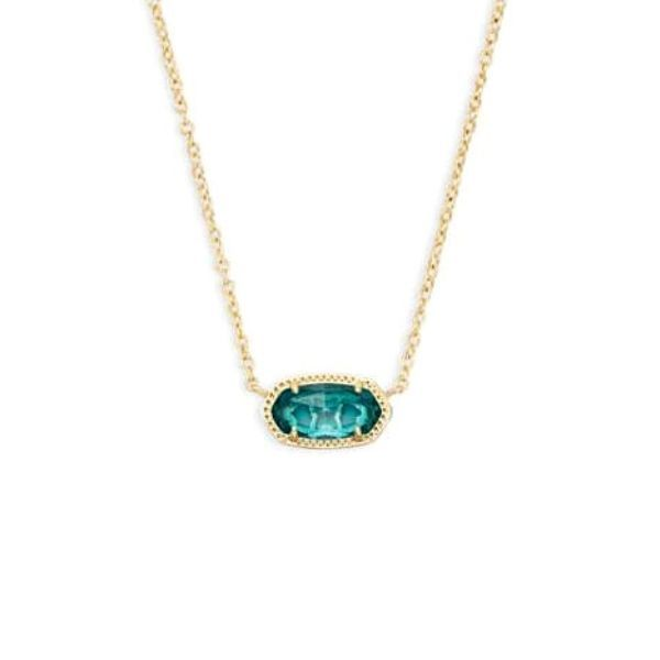 Elisa Gold Pendant Necklace In London Blue Dickinson Jewelers Dunkirk, MD