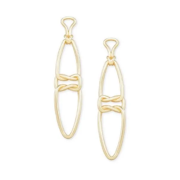 Kendra Scott Fallyn Linear Earrings In Gold Dickinson Jewelers Dunkirk, MD