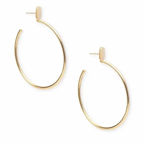 Kendra Scott Small Pepper Hoop Earrings In Gold Dickinson Jewelers Dunkirk, MD