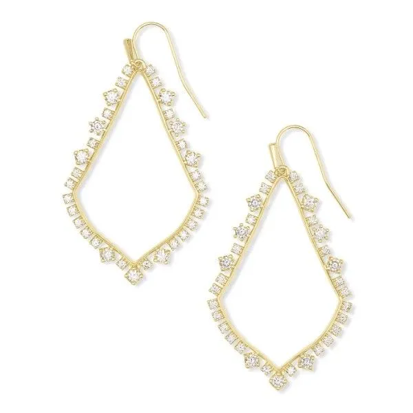 Kendra Scott Sophee Crystal Drop Earrings In Gold Dickinson Jewelers Dunkirk, MD