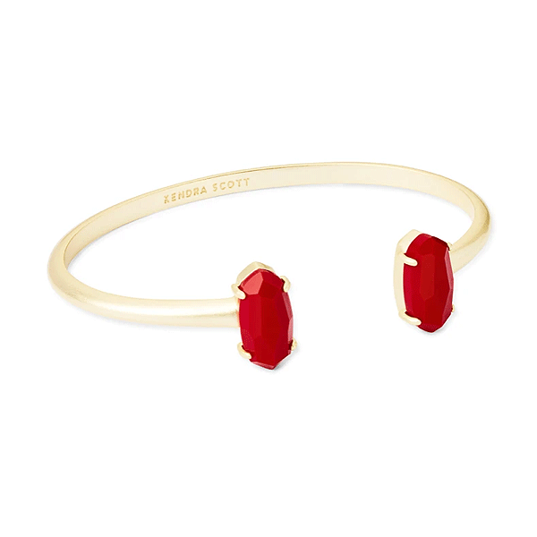 Kendra Scott Edie Cuff Bracelet In Red Dickinson Jewelers Dunkirk, MD