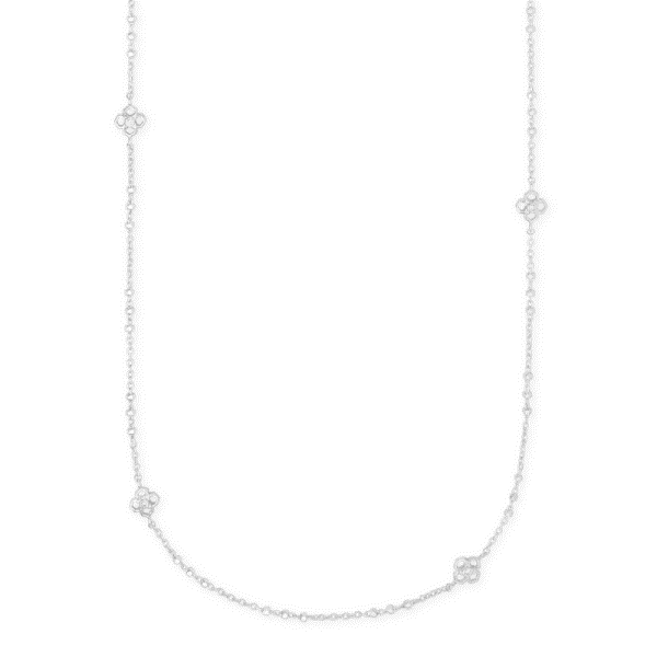 Kendra Scott Rue Long Strand Necklace In Silver Dickinson Jewelers Dunkirk, MD