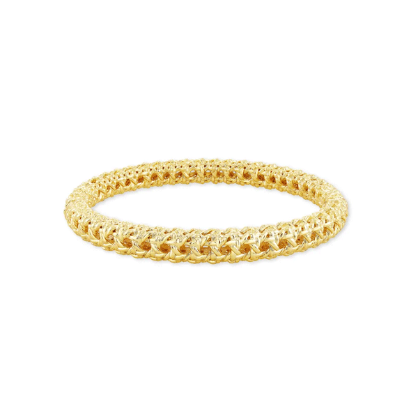 Kendra Scott Natalie Bangle Bracelet in Gold Dickinson Jewelers Dunkirk, MD