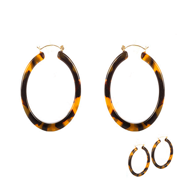 Acetate Hoop Earrings Dickinson Jewelers Dunkirk, MD