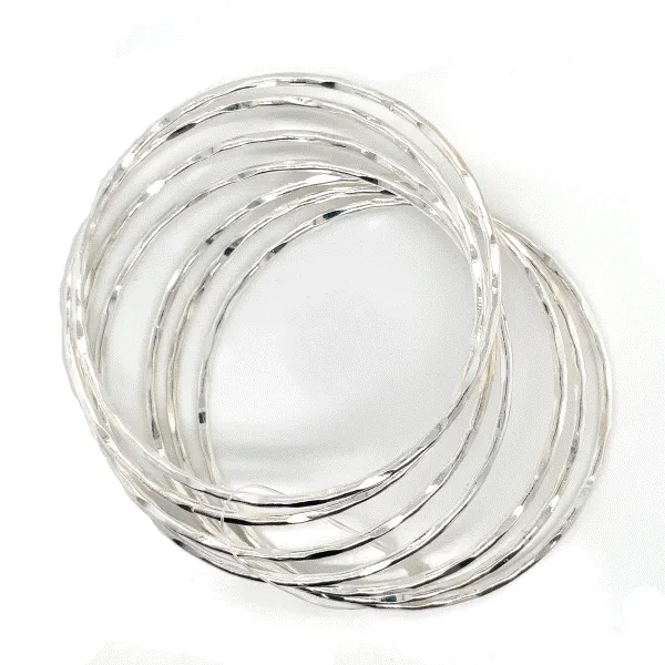 Set Of 7 Stackable Bangle Bracelets Dickinson Jewelers Dunkirk, MD