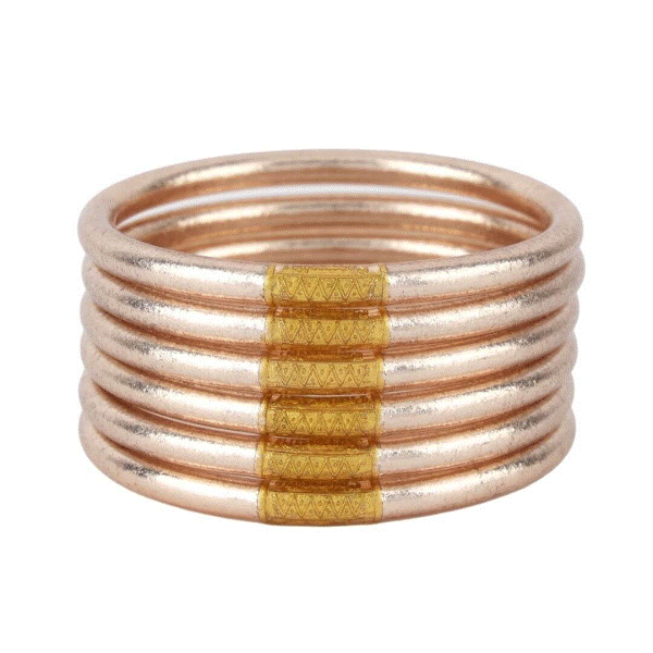 Champagne All Weather Bangles® - Sz Med Dickinson Jewelers Dunkirk, MD