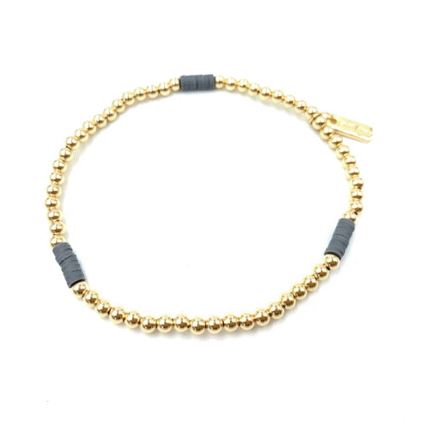 Dark Stone Gray Coastal Bracelet Dickinson Jewelers Dunkirk, MD