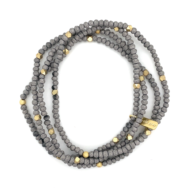 Gray & Beaded Bracelet Set Dickinson Jewelers Dunkirk, MD