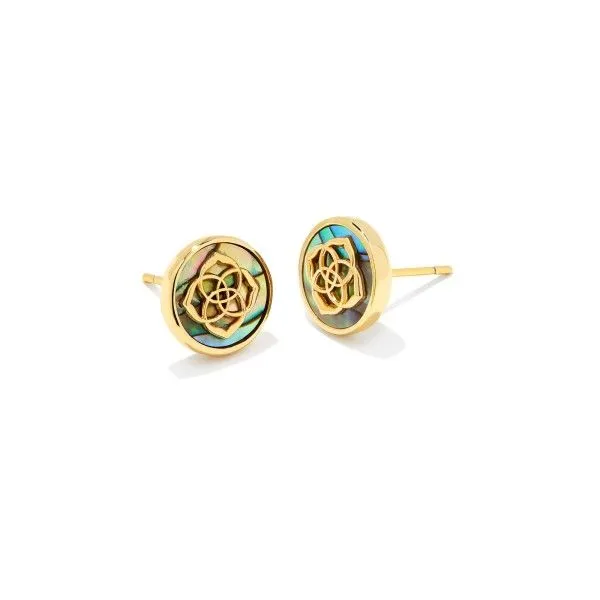 Dira stud earrings in gold hotsell