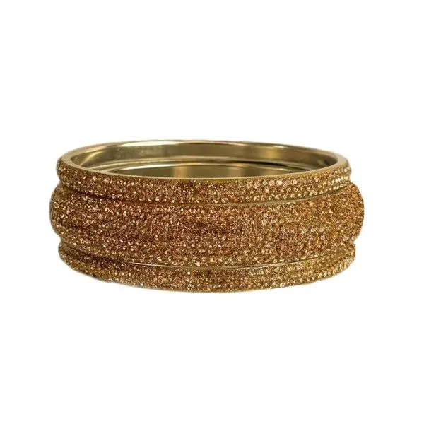 Sundar Bangles • Bollywood Gold Crystal Dickinson Jewelers Dunkirk, MD