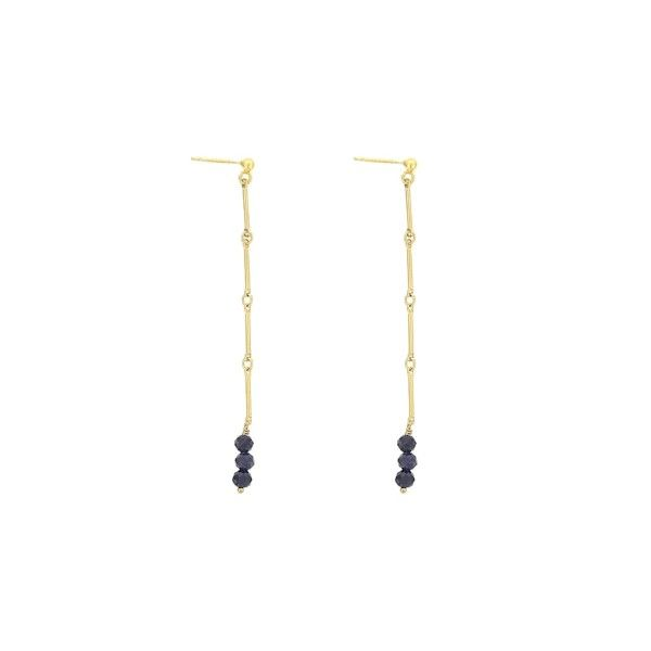 Sapphire Drop Earrings Dickinson Jewelers Dunkirk, MD