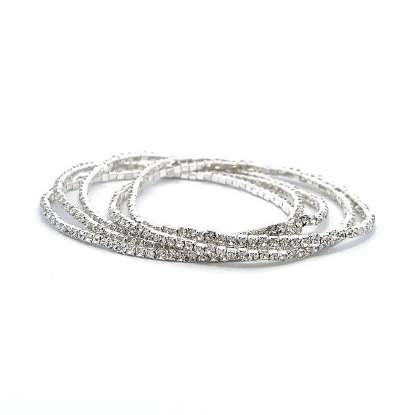 Set of 5 Crystal Stretch Bracelets Dickinson Jewelers Dunkirk, MD