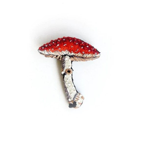 Handmade Fly Amanita Mushroom Brooch Pin Dickinson Jewelers Dunkirk, MD
