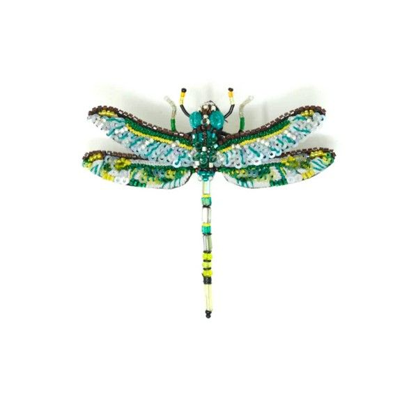 Handmade Green Darner Dragonfly Brooch Pin Dickinson Jewelers Dunkirk, MD