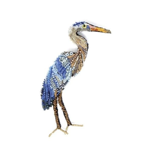 Handmade Blue Heron Brooch Pin Dickinson Jewelers Dunkirk, MD