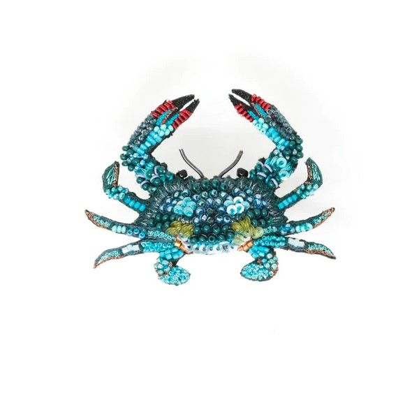 Handmade Jimmy Blue Crab Brooch Pin Dickinson Jewelers Dunkirk, MD