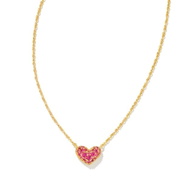 Kendra Scott Ari Heart Necklace 002-790-08577 Dickinson Jewelers