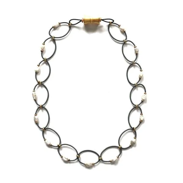 Keshi Pearl Wire Necklace Dickinson Jewelers Dunkirk, MD