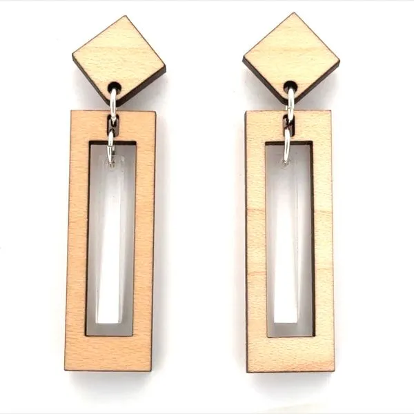 Rectangle Fashion Earrings Dickinson Jewelers Dunkirk, MD