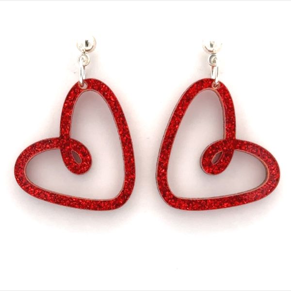 Heart Fashion Earrings Dickinson Jewelers Dunkirk, MD