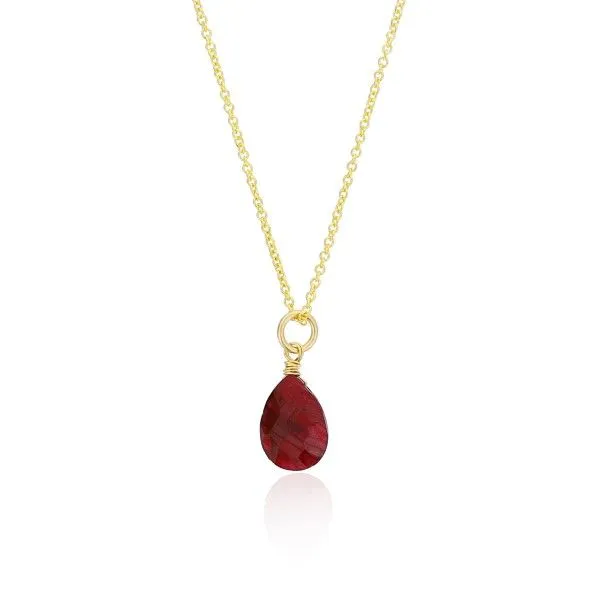 July Birthstone Pendant