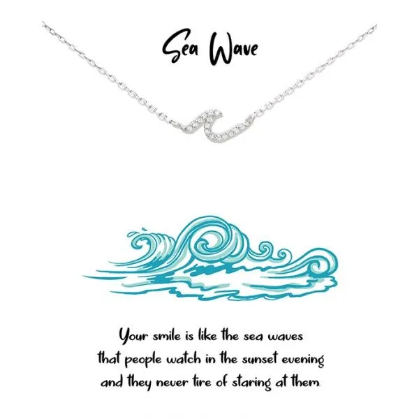 Sea Wave Necklace Dickinson Jewelers Dunkirk, MD