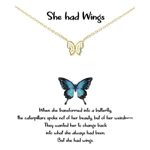 She Had Wings Necklace Dickinson Jewelers Dunkirk, MD