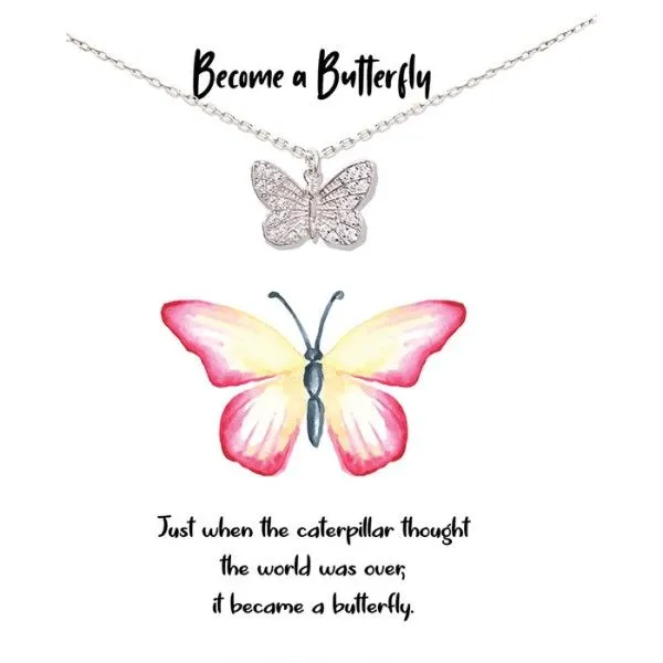Become a Butterfly Necklace Dickinson Jewelers Dunkirk, MD