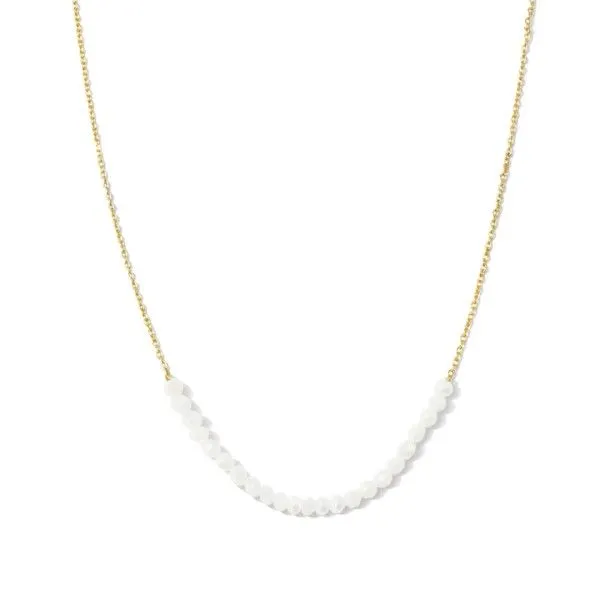 White Crystal Accented Necklace Dickinson Jewelers Dunkirk, MD
