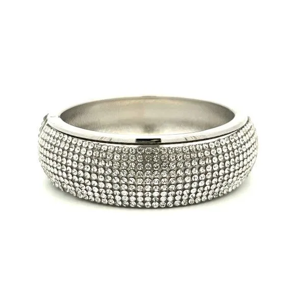 Silvertone Bangle Bracelet Dickinson Jewelers Dunkirk, MD