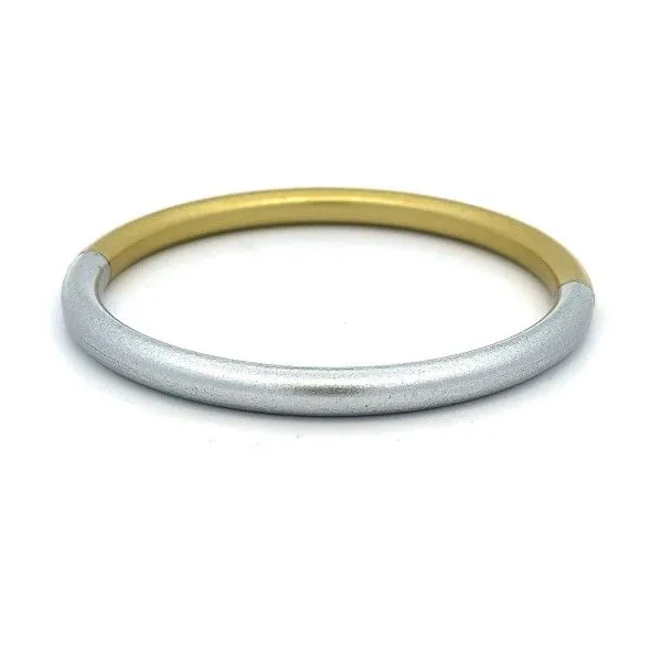 Silver/Goldtone Water Buffalo Bangle Dickinson Jewelers Dunkirk, MD