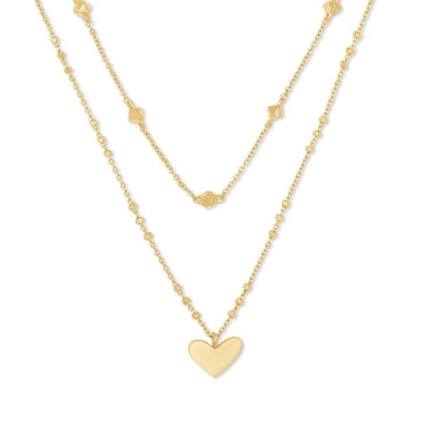 Ari Heart Multi Strand Necklace Dickinson Jewelers Dunkirk, MD