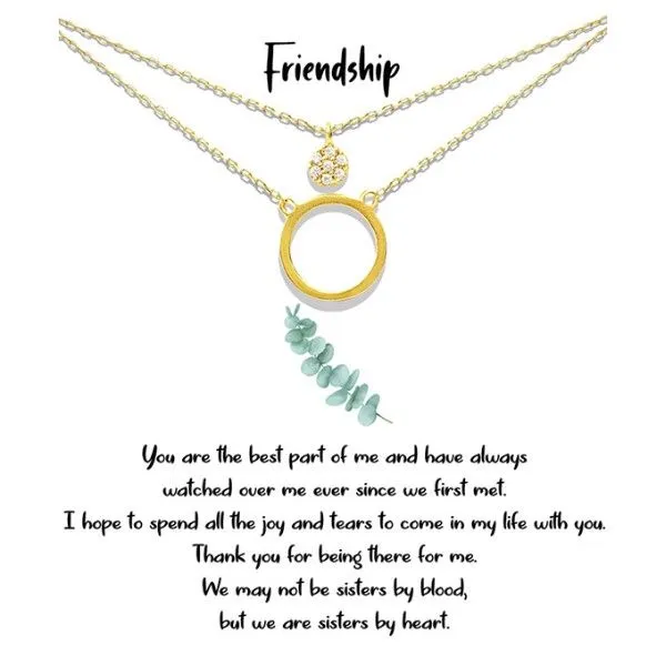 18k Gold Dipped 16+2" Friendship Necklace Dickinson Jewelers Dunkirk, MD