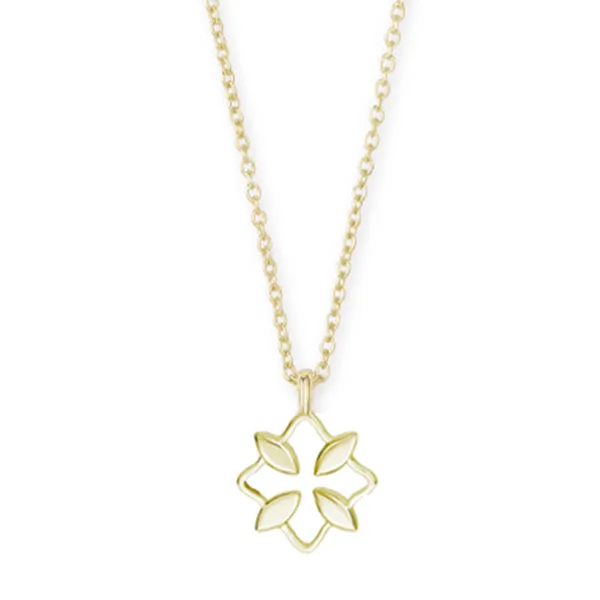 14K Gold Plated "Grace" Mini Drop Necklace Dickinson Jewelers Dunkirk, MD