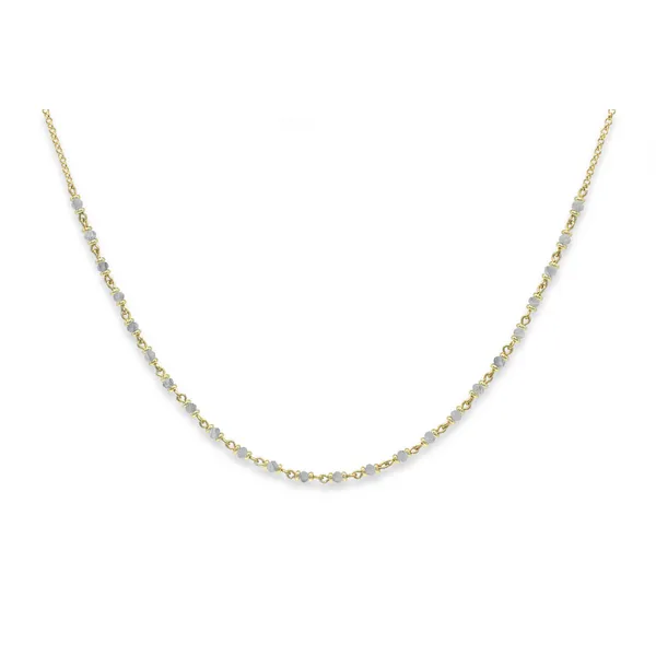 14k Gold Plated "Panacea" Labradorite Gemstone Necklace Dickinson Jewelers Dunkirk, MD