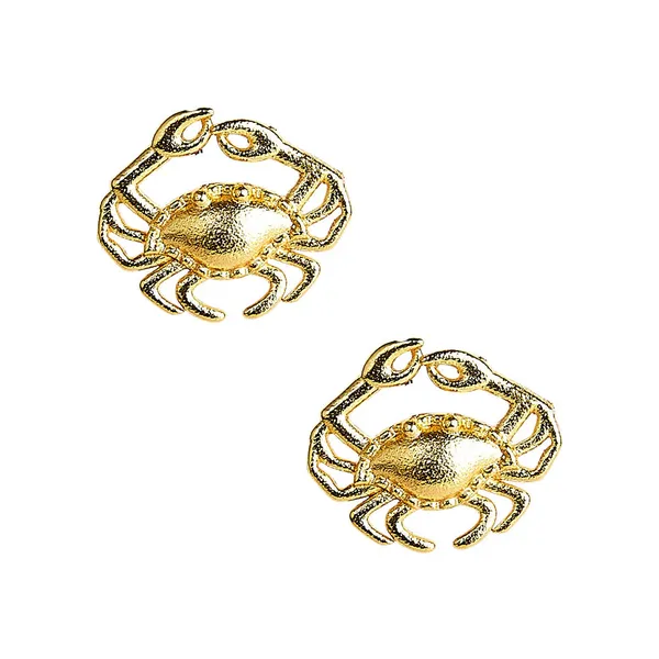 18k Gold Plated Crab Post Earrings Dickinson Jewelers Dunkirk, MD