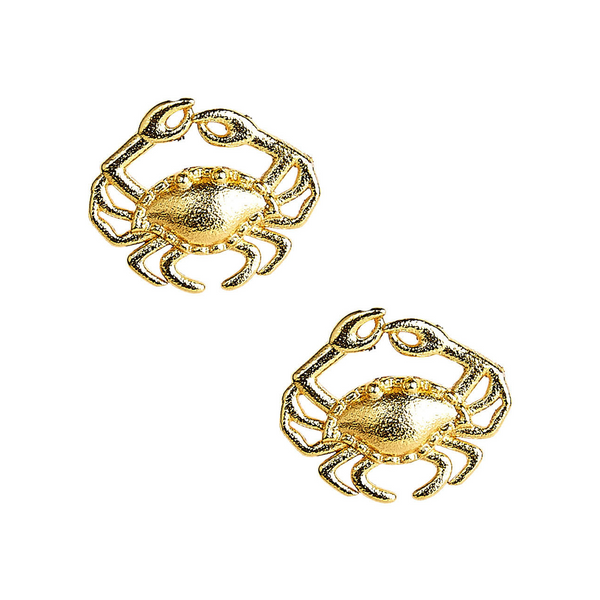 18k Gold Plated Crab Post Earrings Dickinson Jewelers Dunkirk, MD