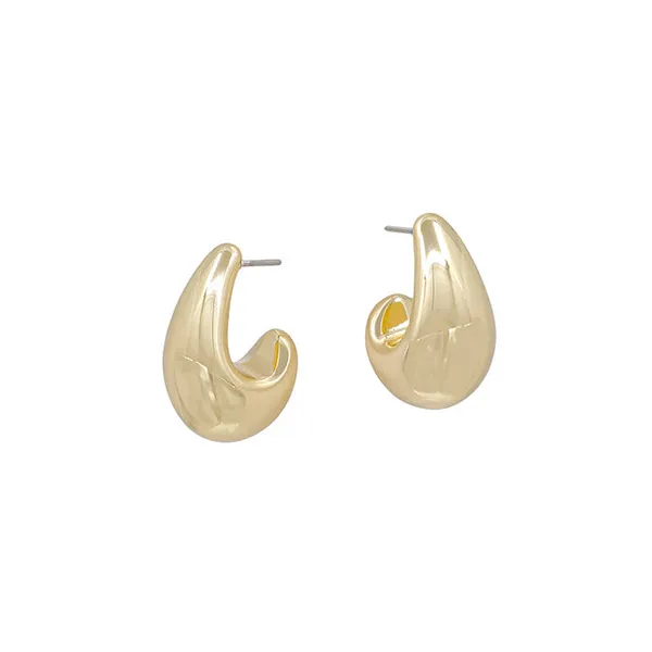 Goldtone Small Graduated Teardrop Post Earring Dickinson Jewelers Dunkirk, MD