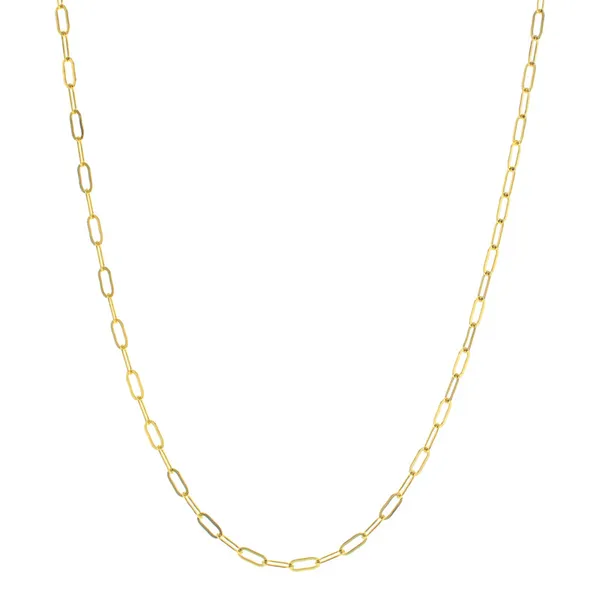 Gold Plated Glossy Cable Charm Chain Dickinson Jewelers Dunkirk, MD