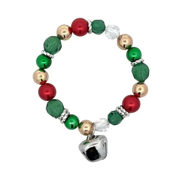 Silver Jingle Bell Stretch Bracelet Dickinson Jewelers Dunkirk, MD