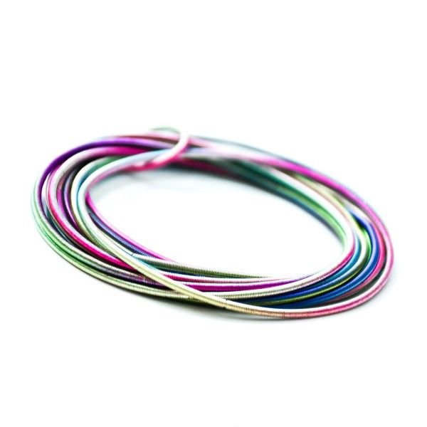 Rainbow Piano Wire Bracelets Dickinson Jewelers Dunkirk, MD