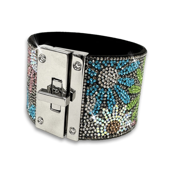 Hematite Crystals Cuff Bangle Bracelet Dickinson Jewelers Dunkirk, MD