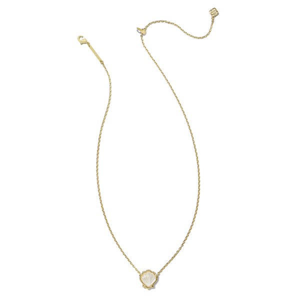 14k Gold Plated Shell Pendant Necklace Image 2 Dickinson Jewelers Dunkirk, MD