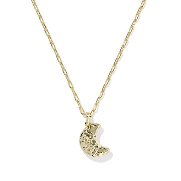 14Kt Gold Plated White Opalescent Resin Pendant Necklace Image 2 Dickinson Jewelers Dunkirk, MD